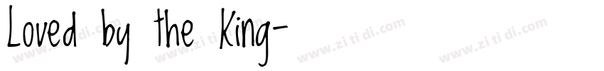 Loved by the King字体转换